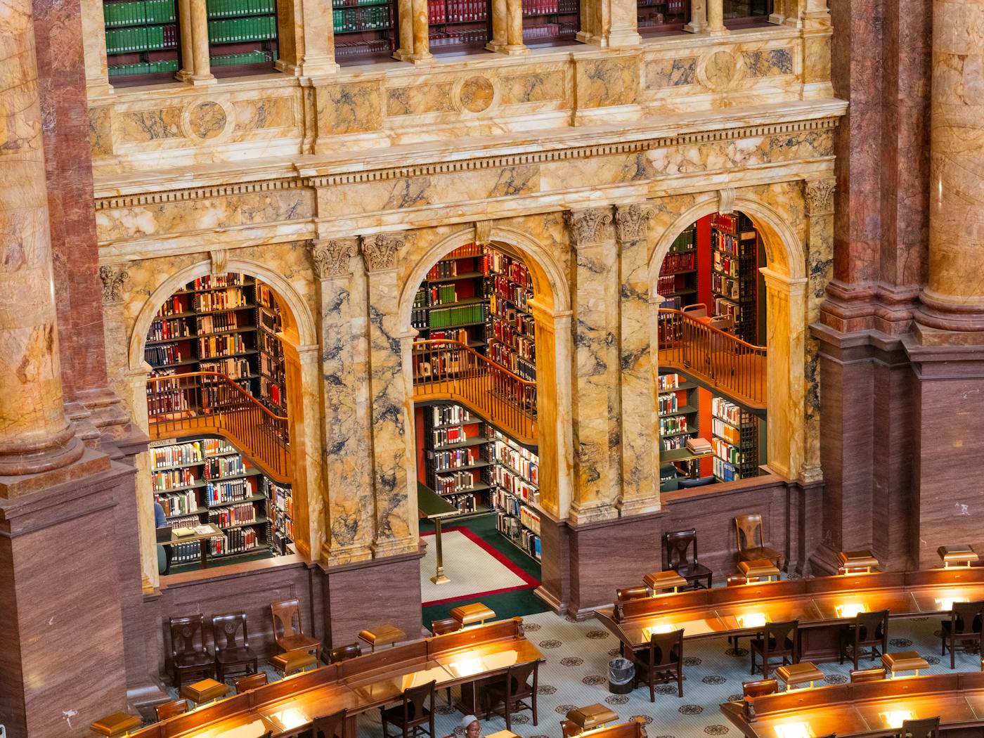 Law library reading room